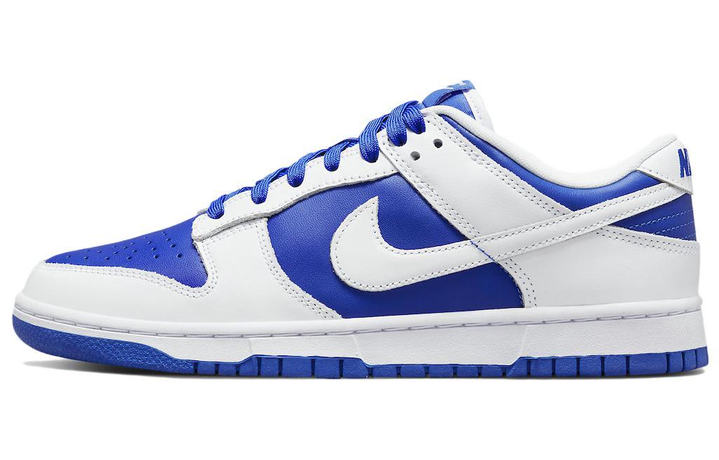 

Кеды унисекс Nike Dunk Low Retro Racer Blue белые 45.5 EU, Белый, Dunk Low Retro Racer Blue