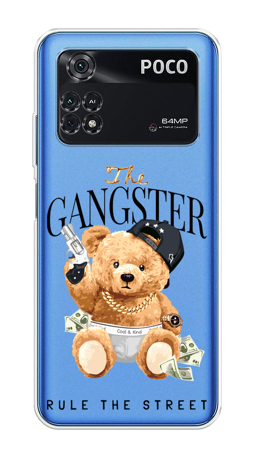 

Чехол на Poco M4 Pro 4G "The Gangster", Бежевый;серый;черный, 313050-6