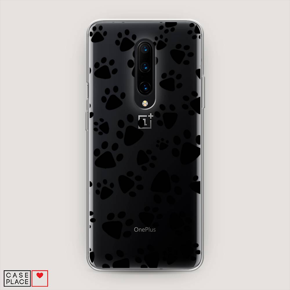 

Чехол Awog на OnePlus 8 / ВанПлас 8 "Лапки черные", Черный, 151250-2