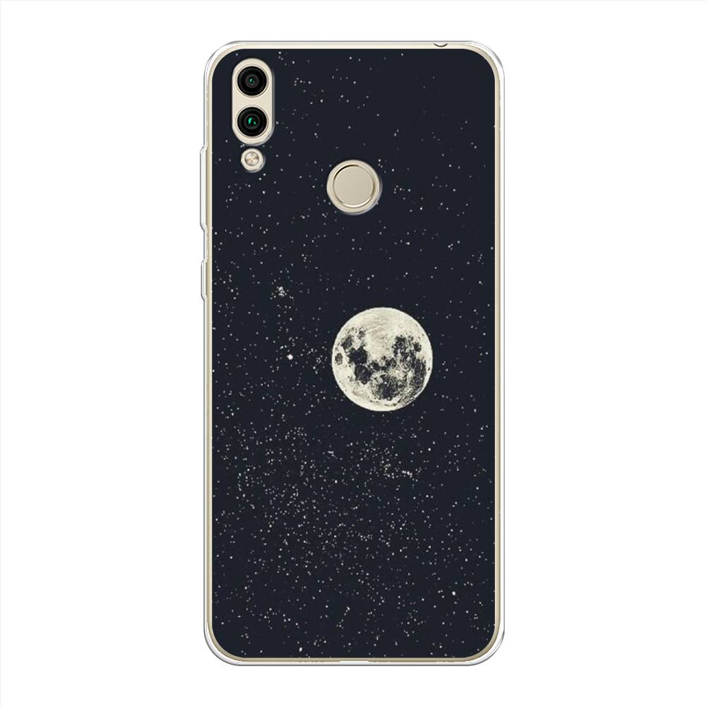 

Чехол на Honor 8C "Полнолуние", Бордовый, 67150-2