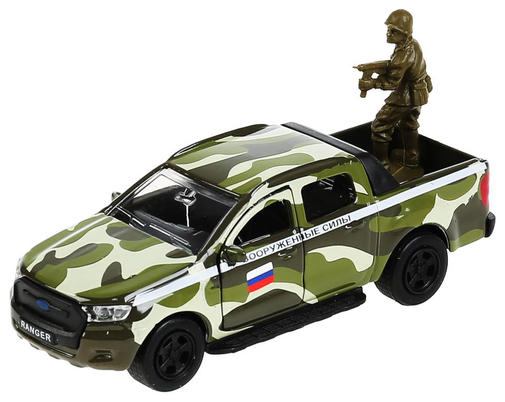 

игрушечная машинка Range Rover Технопарк с солдатом, Хаки