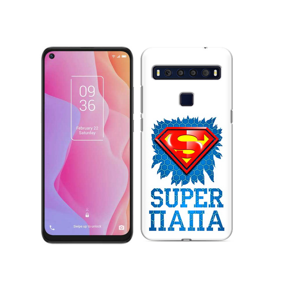 

Чехол MyPads Tocco для TCL 10L Супер Папа, Прозрачный, Tocco