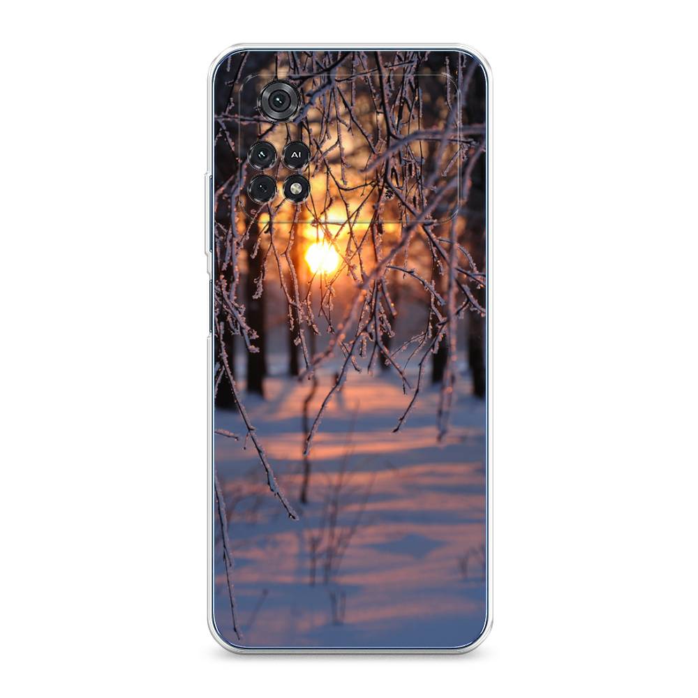 

Чехол для Xiaomi Poco M4 Pro 4G "Зима 7", Оранжевый;розовый;черный, 313050-2