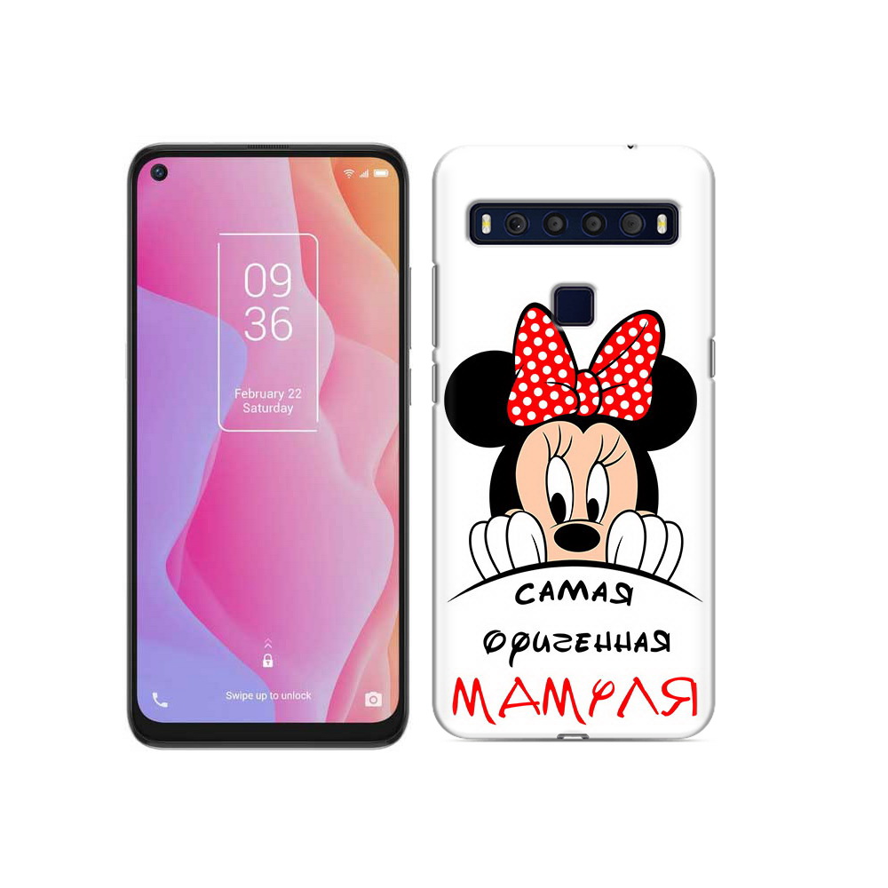 

Чехол MyPads Tocco для TCL 10L Самая лучшая мамуля Мини Маус, Прозрачный, Tocco