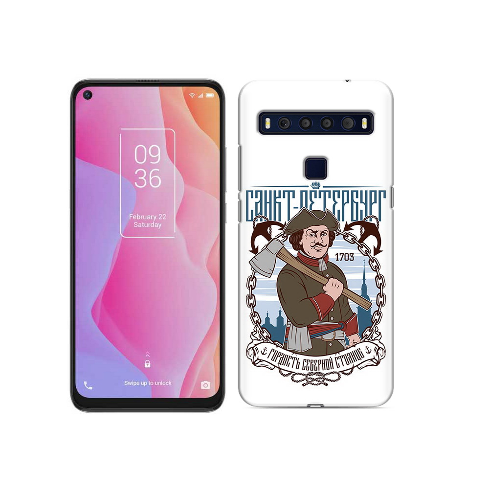 

Чехол MyPads Tocco для TCL 10L Петр первый, Прозрачный, Tocco