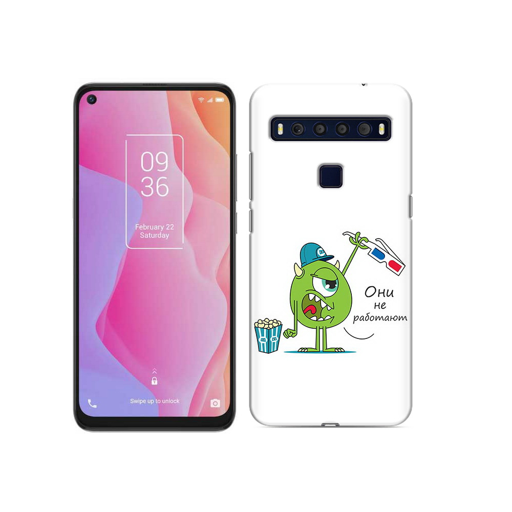 

Чехол MyPads Tocco для TCL 10L Очки не работают, Прозрачный, Tocco