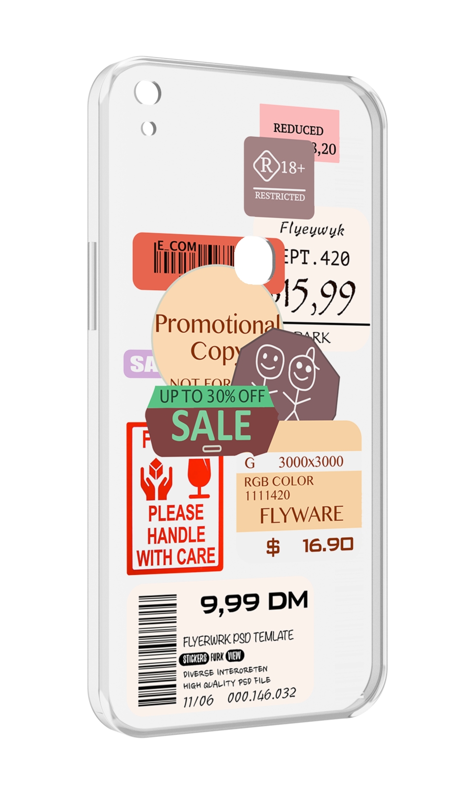 

Чехол MyPads скидочные-купоны-принт для Alcatel SHINE LITE 5080X 5.0, Прозрачный, Tocco