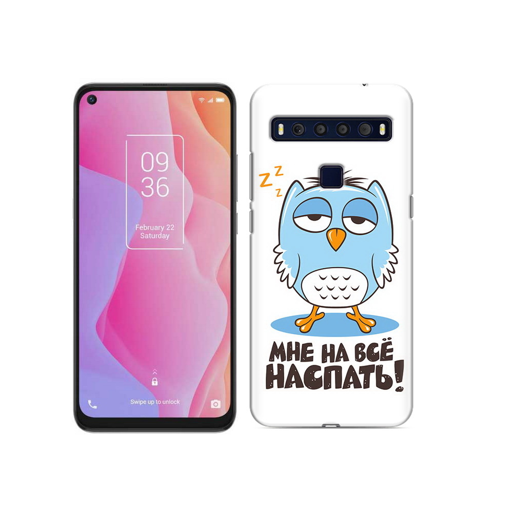 

Чехол MyPads Tocco для TCL 10L Мне на все наспать, Прозрачный, Tocco