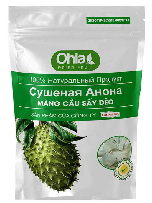 

Анона (гуанабана) сушеная Ohla 500 г