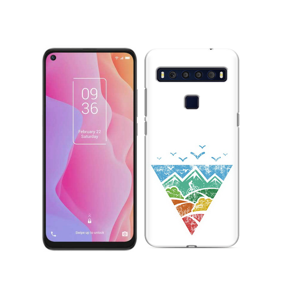 

Чехол MyPads Tocco для TCL 10L Лес земля море чайки, Прозрачный, Tocco