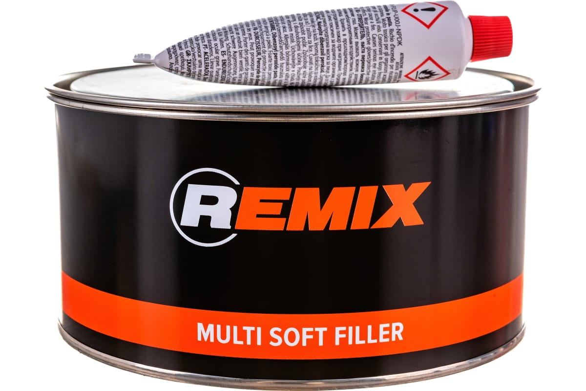Полиэфирная универсальная шпатлевка REMIX 2К 1,8 кг RM-MSF-1800 универсальная полиэфирная шпатлевка remix