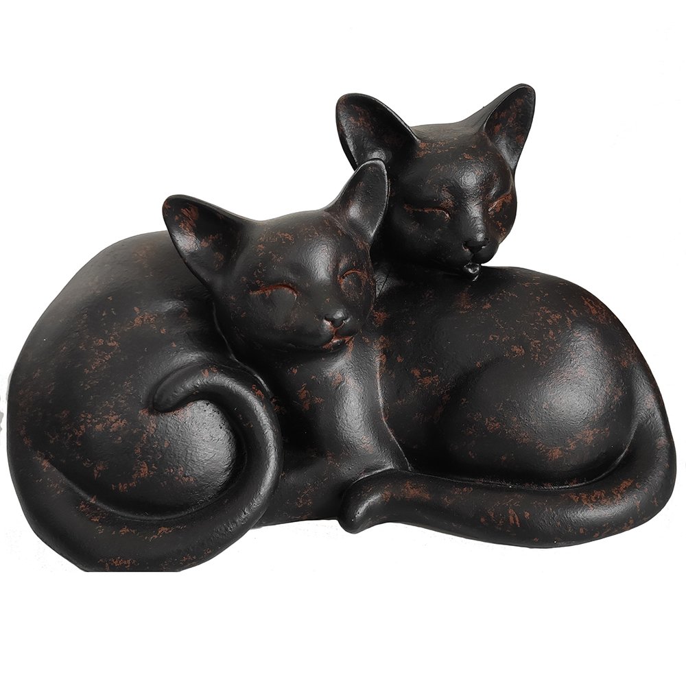 

Фигура декоративная Пара кошек (черный) 25х14х14см KSMR-718466/C011