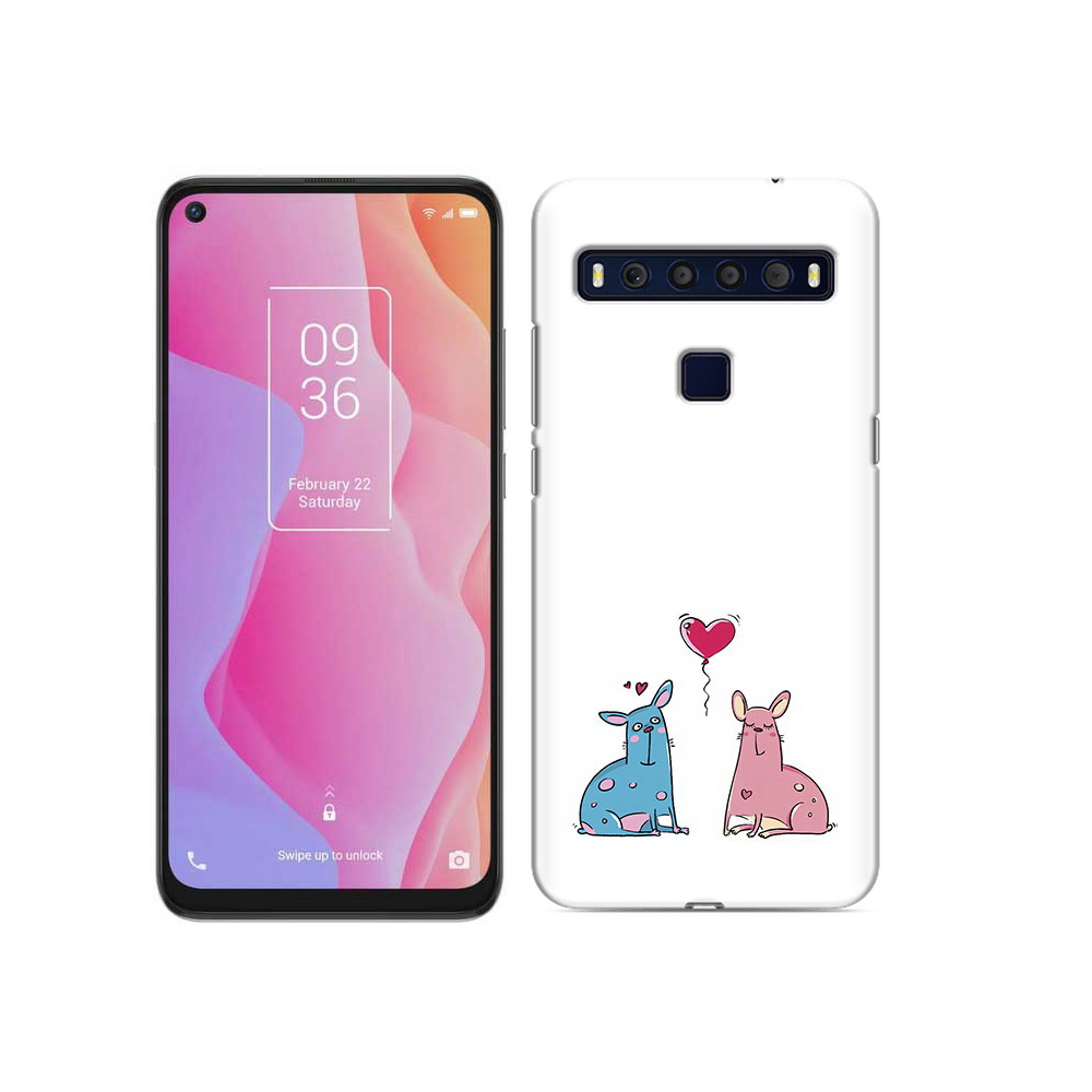 

Чехол MyPads Tocco для TCL 10L Лама любовь, Прозрачный, Tocco
