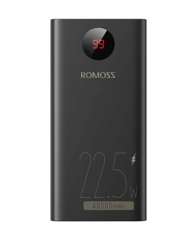 Внешний аккумулятор (Power Bank) Romoss PEA40PF, 40000мAч, черный