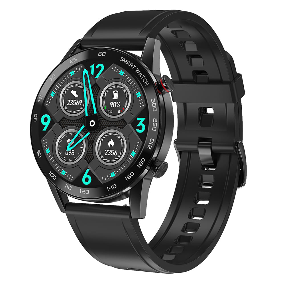 фото Смарт-часы smart watch dt95 garsline черные (ремешок черный силикон)