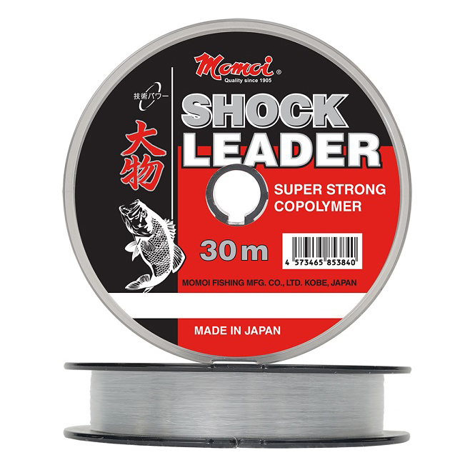 

Монофильная леска для рыбалки Momoi Shock Leader.37мм 30м прозрачная (5 / - / 0.45 / 20 /, Прозрачный, Shock Leader