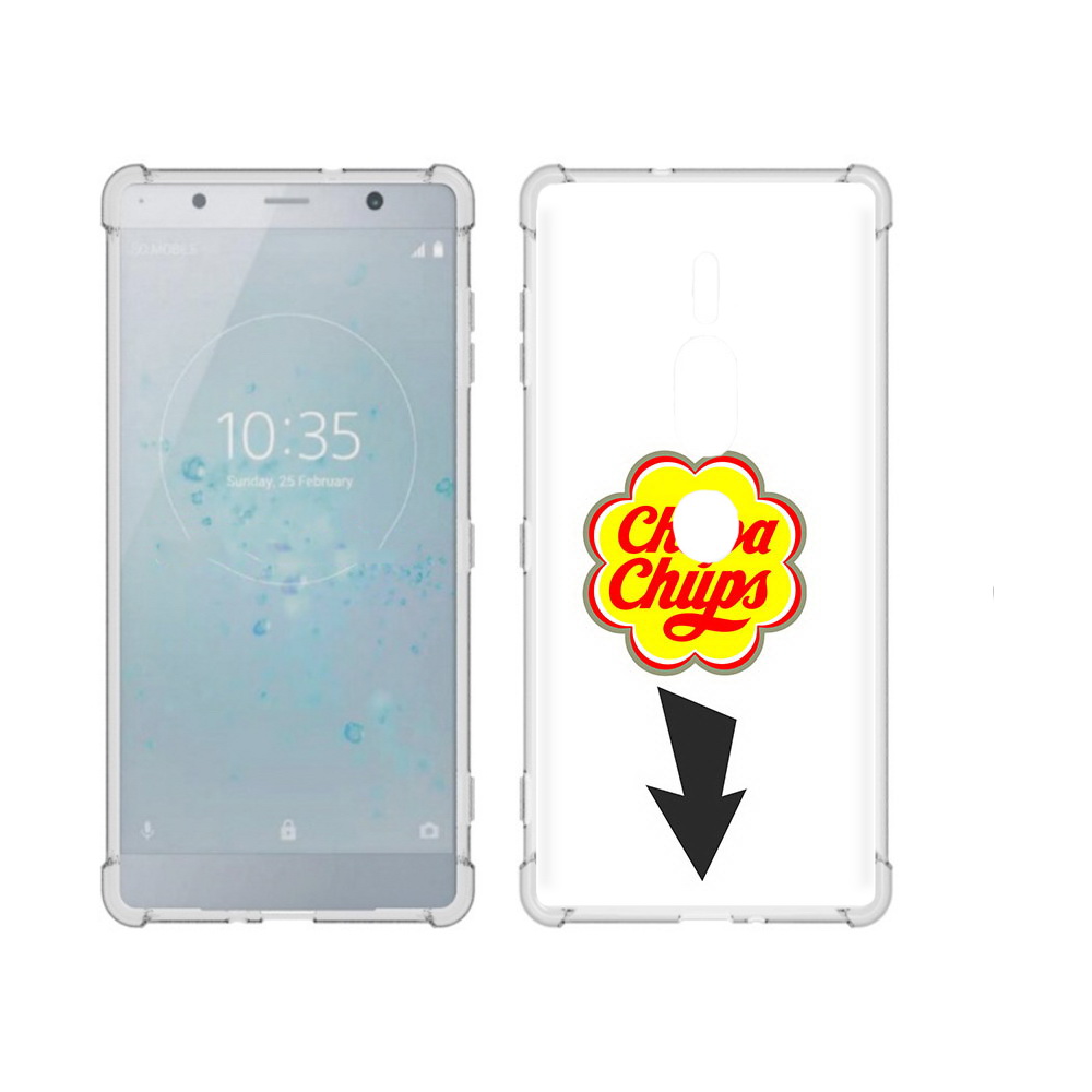 

Чехол MyPads Tocco для Sony Xperia XZ2 Premium чупа чупс, Прозрачный, Tocco