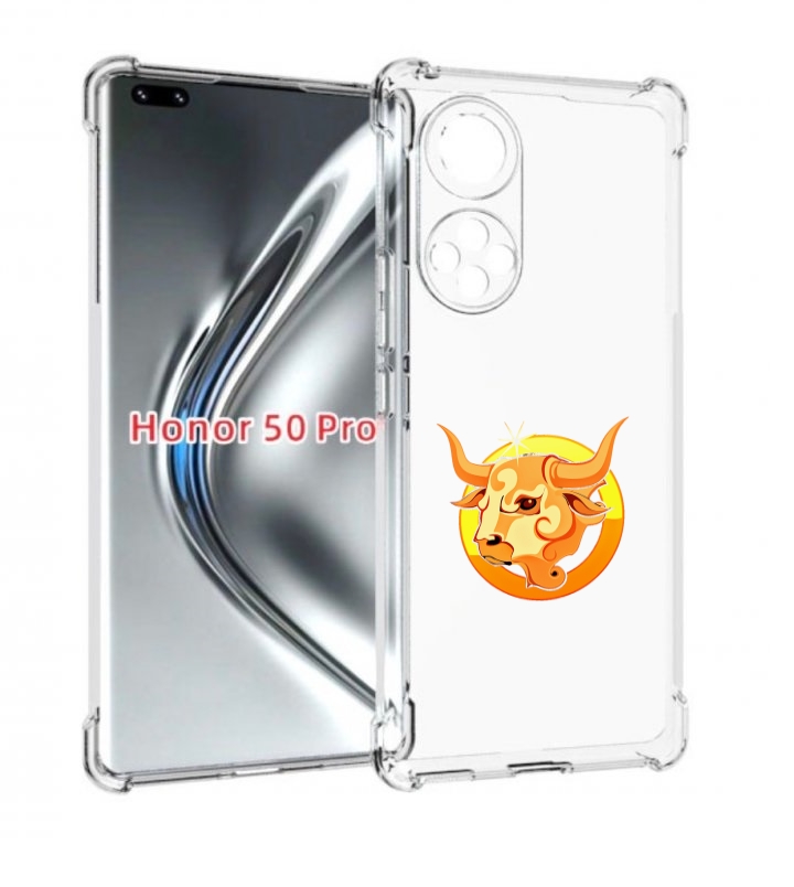 

Чехол бампер MyPads знак-зодиака-телец-6 для Honor 50 Pro, Прозрачный, Tocco