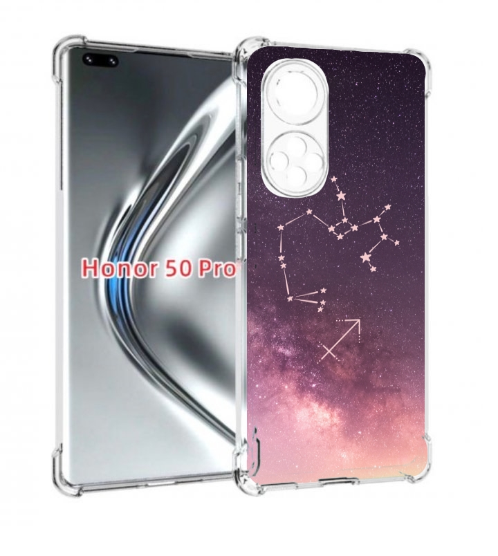 

Чехол бампер MyPads знак-зодиака-стрелец-2 для Honor 50 P, Прозрачный, Tocco
