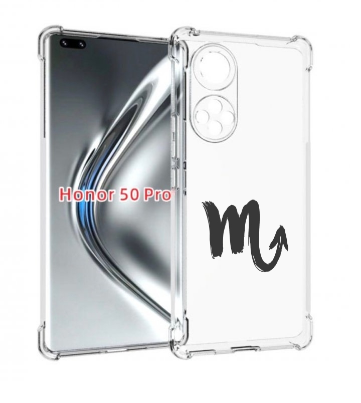 

Чехол бампер MyPads знак-зодиака-скорпион-7 для Honor 50, Прозрачный, Tocco