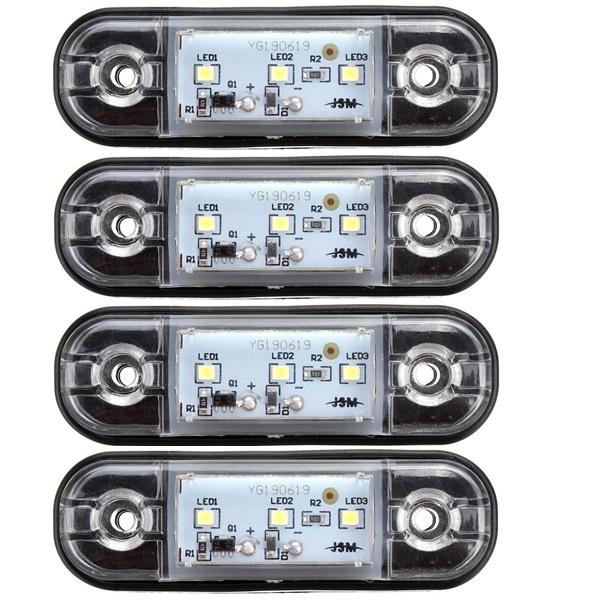 

Светодиодные указатели габаритов FONARILED K4-GF-U-3SMD-White белые, Белый, GF