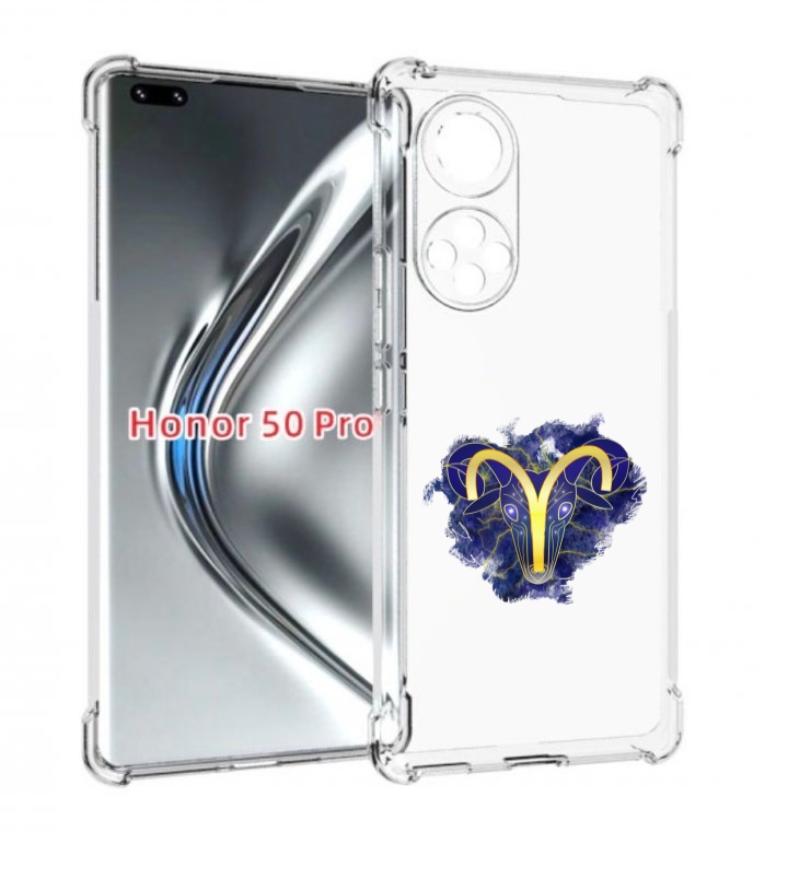 

Чехол бампер MyPads знак-зодиака-овен-8 для Honor 50 Pro/, Прозрачный, Tocco