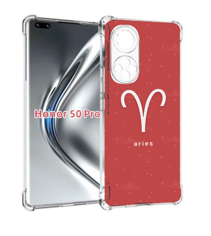 

Чехол бампер MyPads знак-зодиака-овен-5 для Honor 50 Pro/, Прозрачный, Tocco