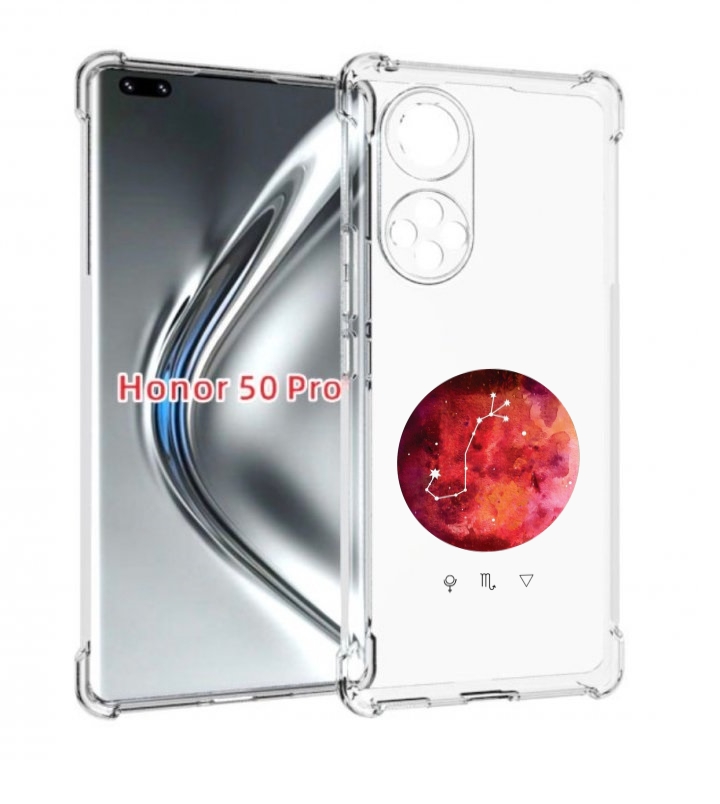 

Чехол бампер MyPads знак зодиака скорпион 6 для Honor 50, Прозрачный, Tocco