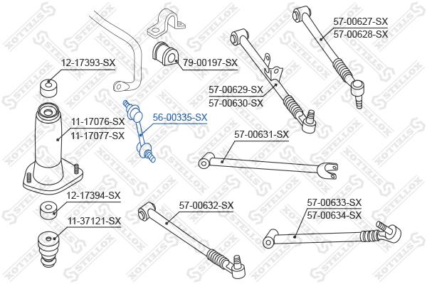 

Стойка стабилизатора STELLOX 5600335SX
