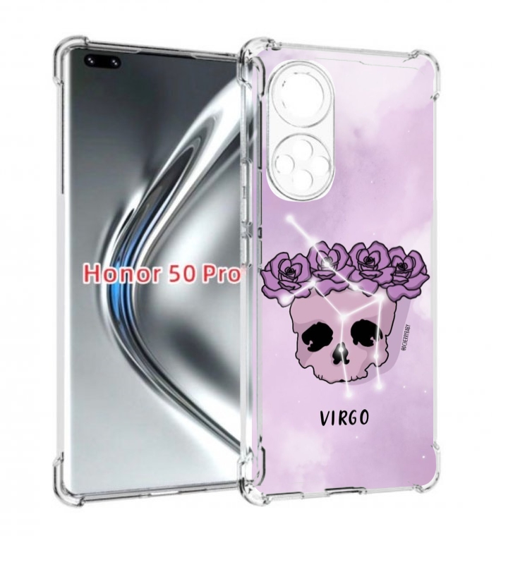 

Чехол бампер MyPads знак зодиака дева 2 для Honor 50 Pro/, Прозрачный, Tocco
