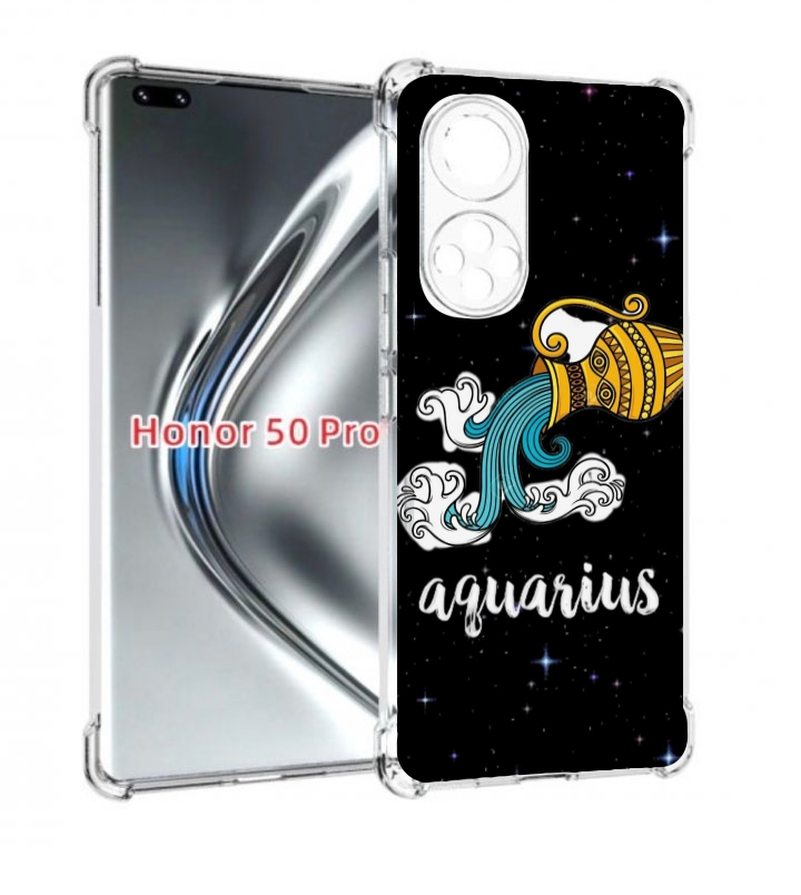 

Чехол бампер MyPads знак зодиака водолеи 2 для Honor 50, Прозрачный, Tocco