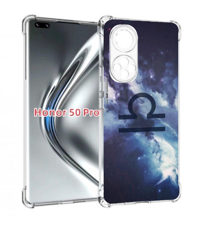 

Чехол бампер MyPads знак зодиака весы 5 для Honor 50 Pro/, Прозрачный, Tocco