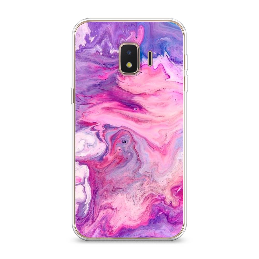 

Чехол на Samsung Galaxy J2 Core (2020) "Нежно-розовая абстракция", Розовый, 2100550-3