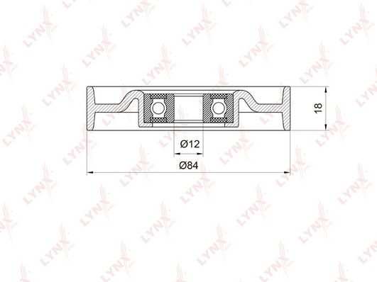 

PB-5041 ролик натяжной приводного ремня Nissan Ad Van/Wingroad Y11 99-04