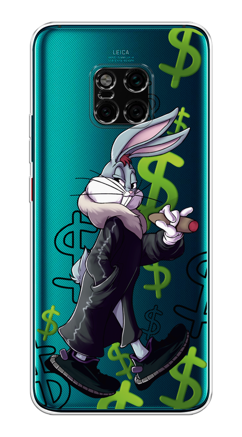

Чехол на Huawei Mate 20 Pro "Rich Bugs Bunny", Зеленый;черный;голубой, 67050-6