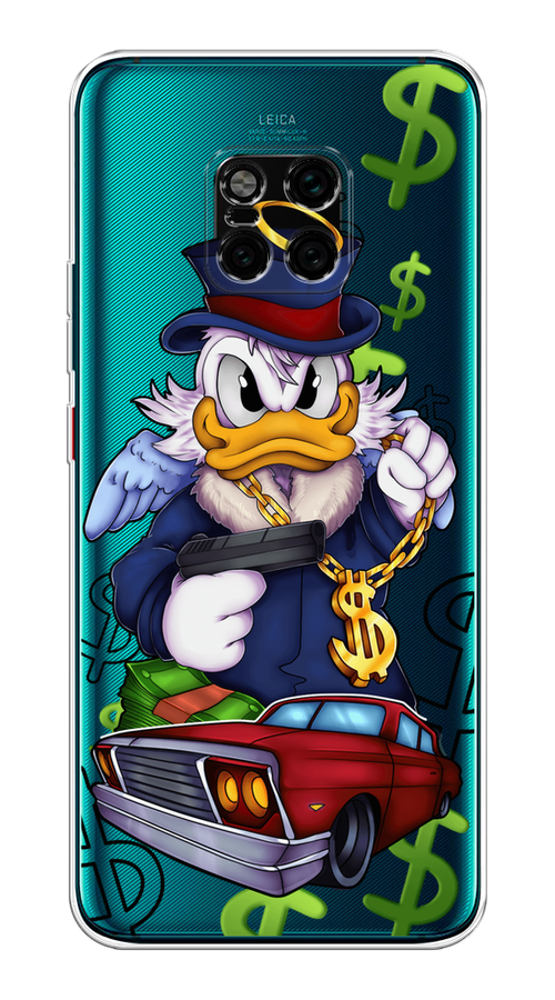 

Чехол на Huawei Mate 20 Pro "Scrooge McDuck with a Gold Chain", Красный;синий;белый, 67050-6