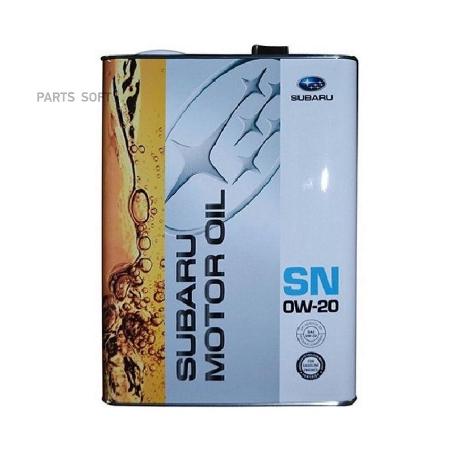 

SUBARU 0W20 4L SN OIL 6 шт. по