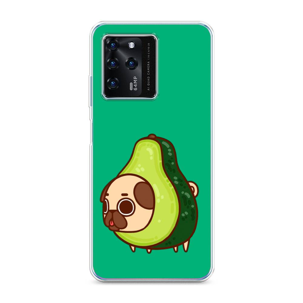 

Чехол на ZTE Blade V30 "Мопс авокадик", Зеленый, 135350-1