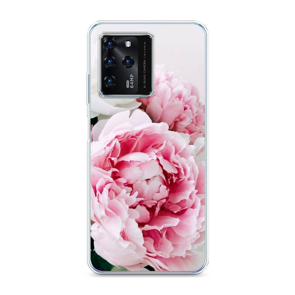 

Чехол на ZTE Blade V30 "Розовые и белые пионы", Розовый;белый, 135350-2