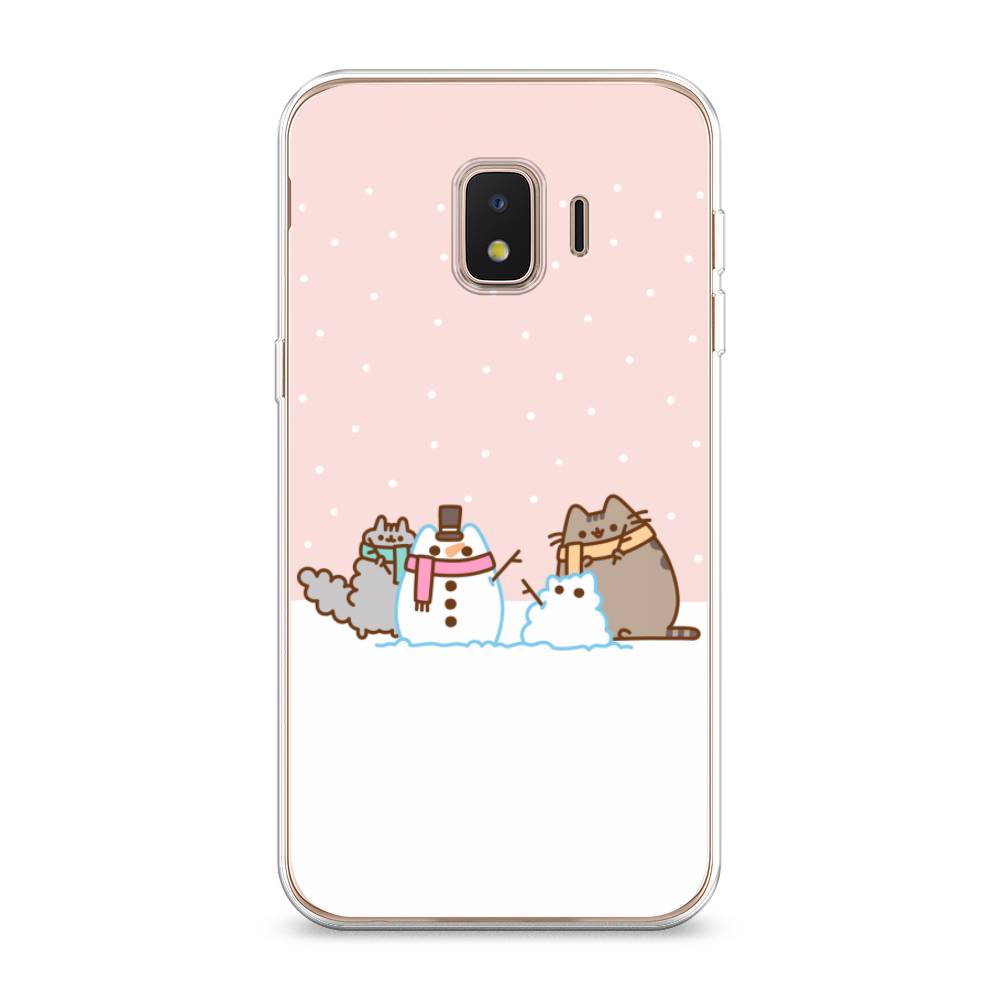 фото Чехол на samsung galaxy j2 core (2020) "котики в снегу" case place