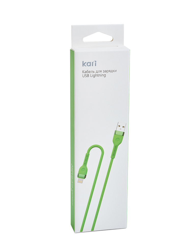 

Кабель для зарядки Kari YC113-Lightning-GR, 220499