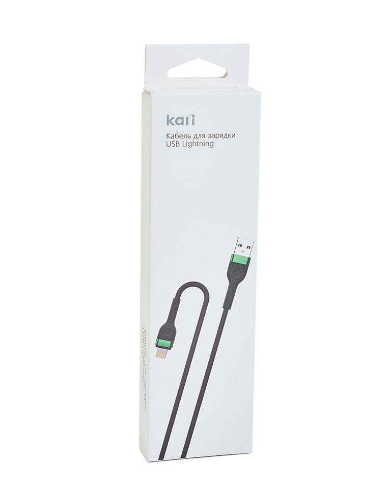 

Кабель для зарядки Kari YC113-Lightning-BK, 220502