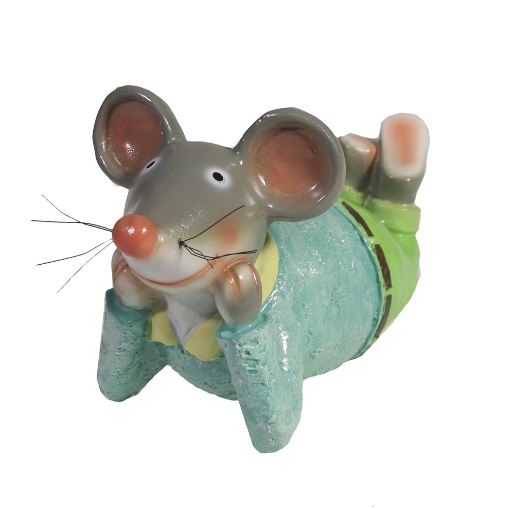 

Фигура декоративная Мышонок Сёма 18*9*10см KSMR-715329/SGM090, Серый