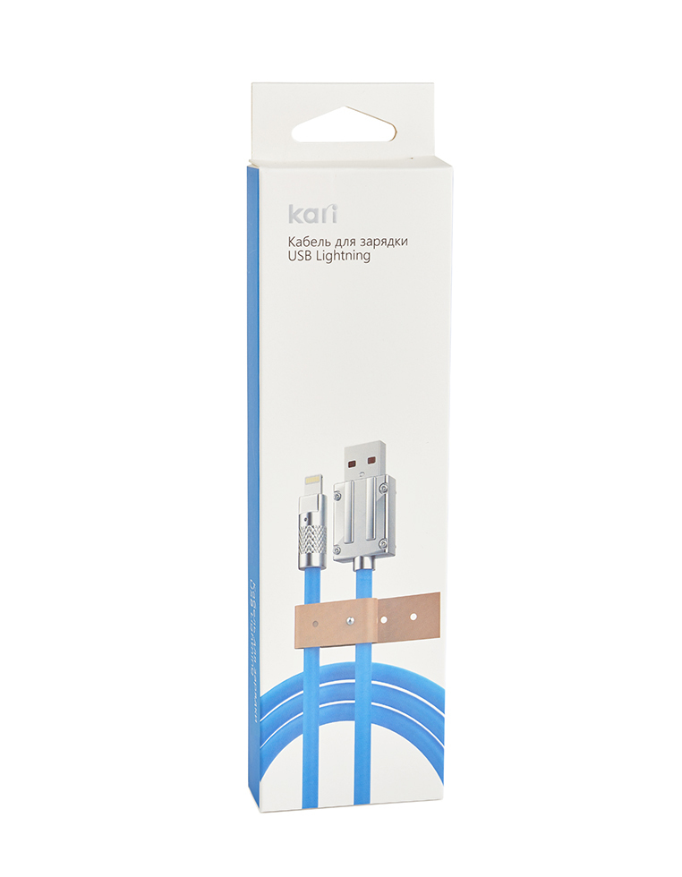 

Кабель для зарядки Kari JKC01-Lightning-BL, 220476