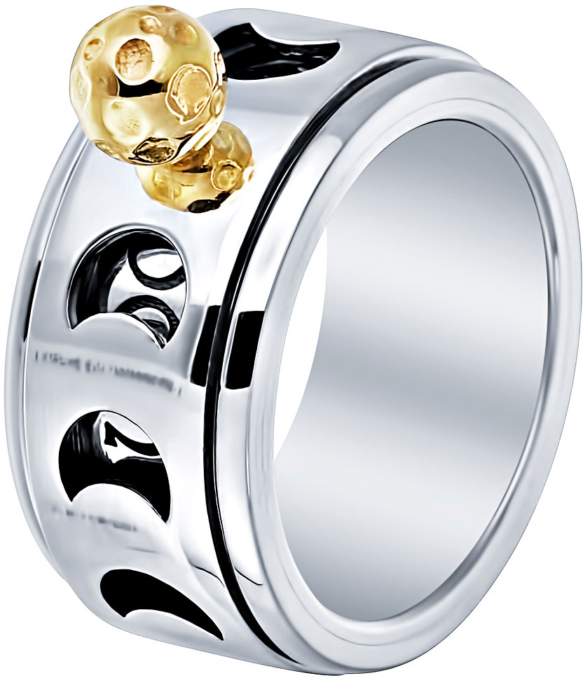 

Кольцо из серебра и золота р. 18 Ocean inside RO235, RO235