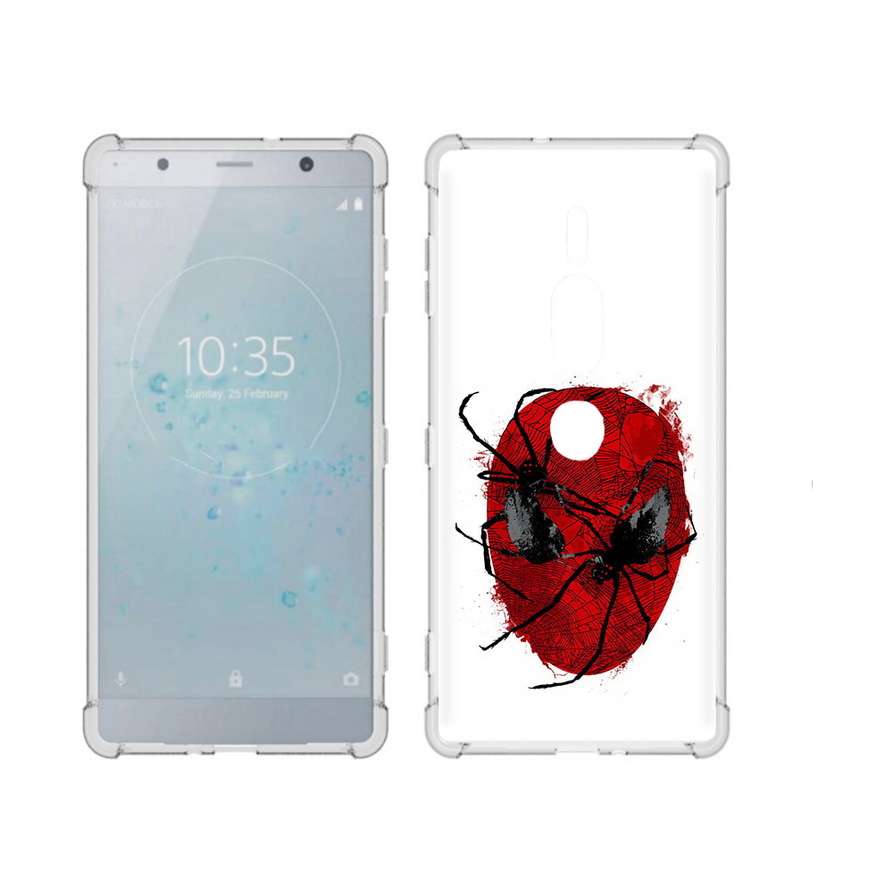 

Чехол MyPads Tocco для Sony Xperia XZ2 Premium человек паук, Прозрачный, Tocco
