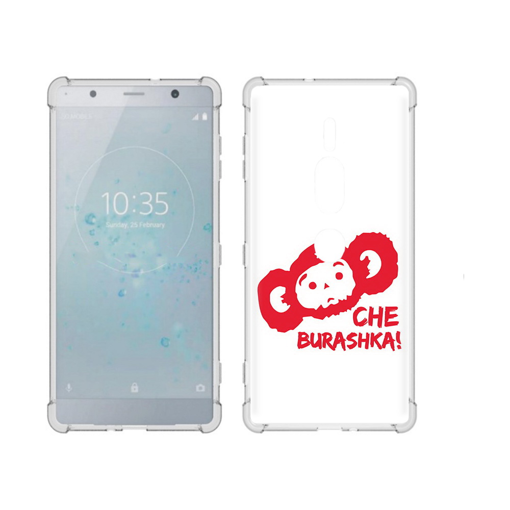 

Чехол MyPads Tocco для Sony Xperia XZ2 Premium чебурашка, Прозрачный, Tocco
