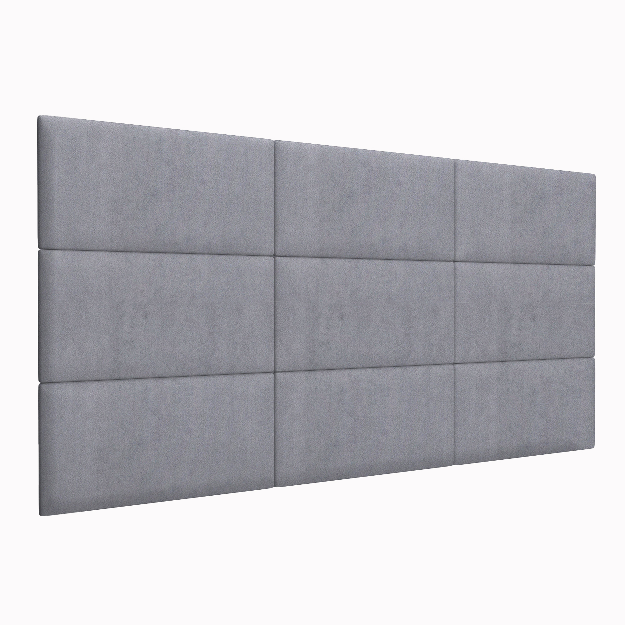 фото Мягкие обои alcantara gray 30х60 см 4 шт. tartilla