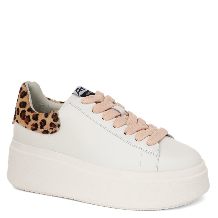 

Кеды женские Ash MOBY ANIMALIER белые 40 EU, Белый, MOBY ANIMALIER
