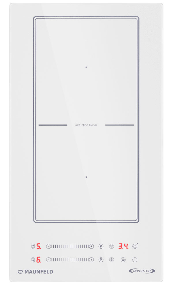 

Встраиваемая варочная панель индукционная MAUNFELD CVI292S2BWH Inverter белый, CVI292S2BWH Inverter